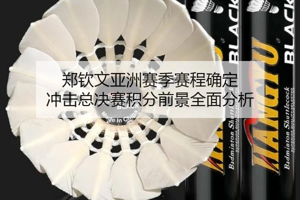 郑钦文亚洲赛季赛程确定 冲击总决赛积分前景全面分析 | OD.com